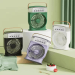 Rechargable Cooling Fan with LED Light - Image 2