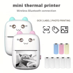 Gearup Thermal Printer & Thermal Paper Rolls Combo