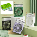 Rechargable Cooling Fan with LED Light - Image 6