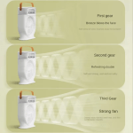Rechargable Cooling Fan with LED Light - Image 5