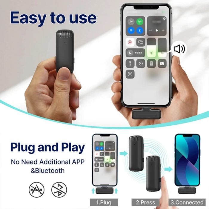Ulanzi J12 Dual Wireless Microphone - Image 2
